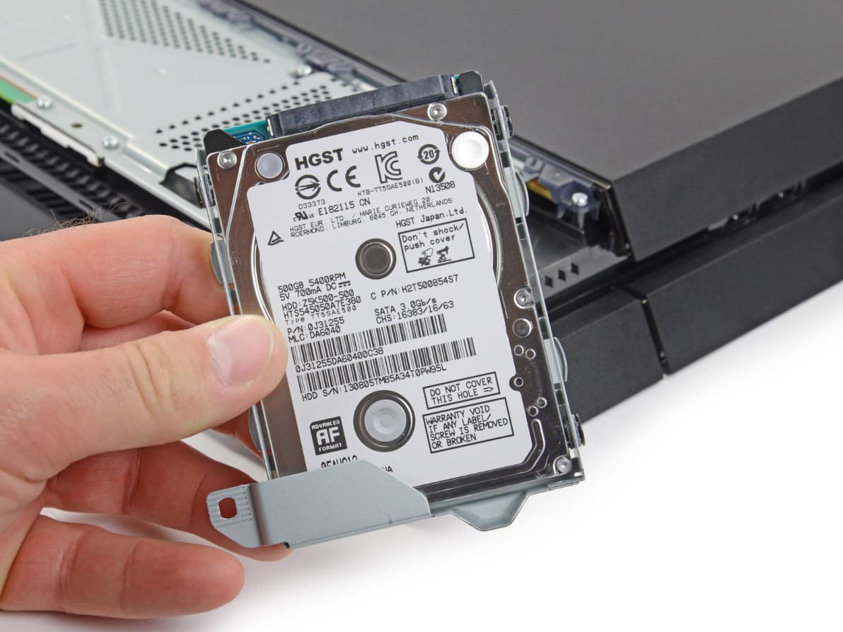 PS4 HDD replacement